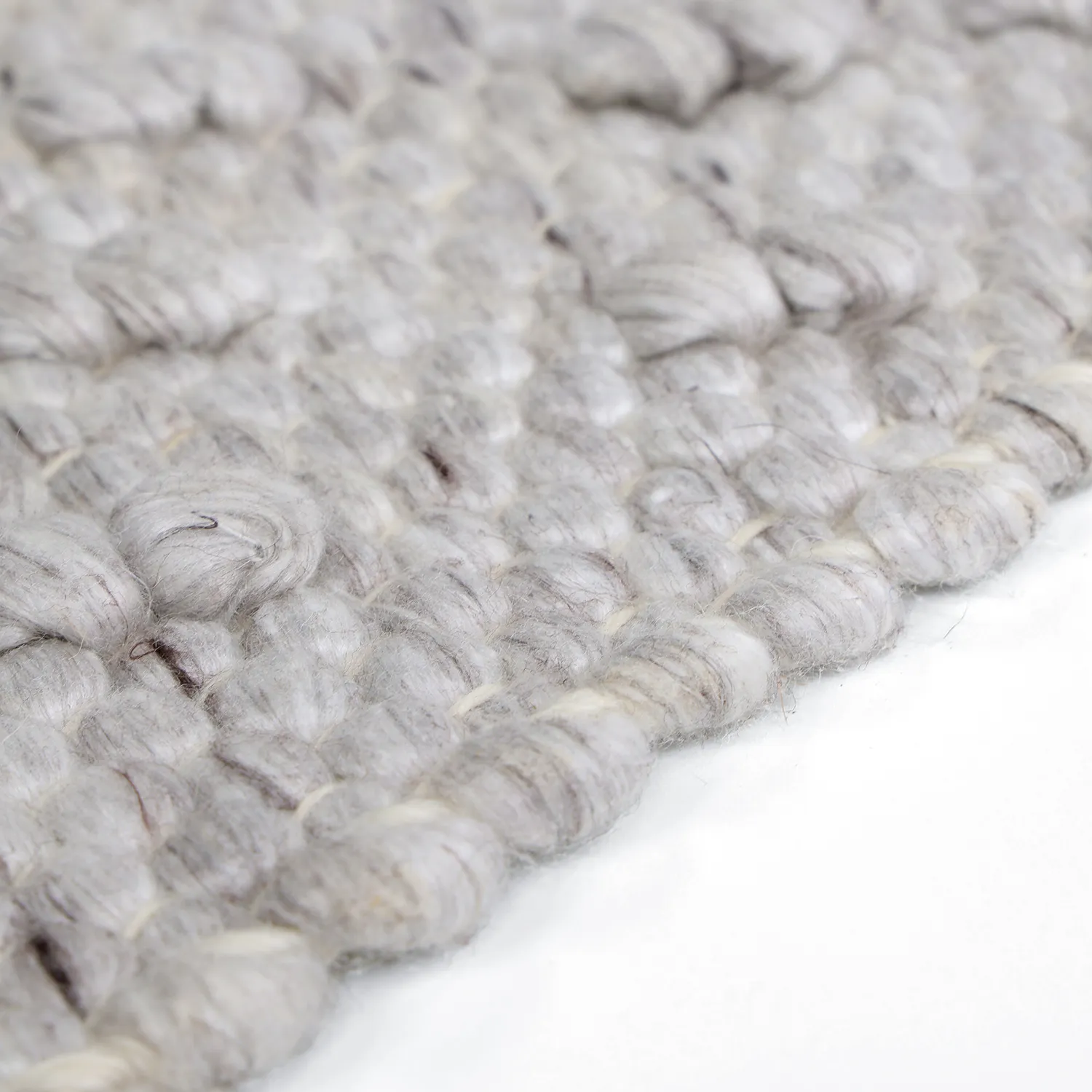 Tæpper til indendørs/udendørs brug - Todi Wool Look (grå/beige)