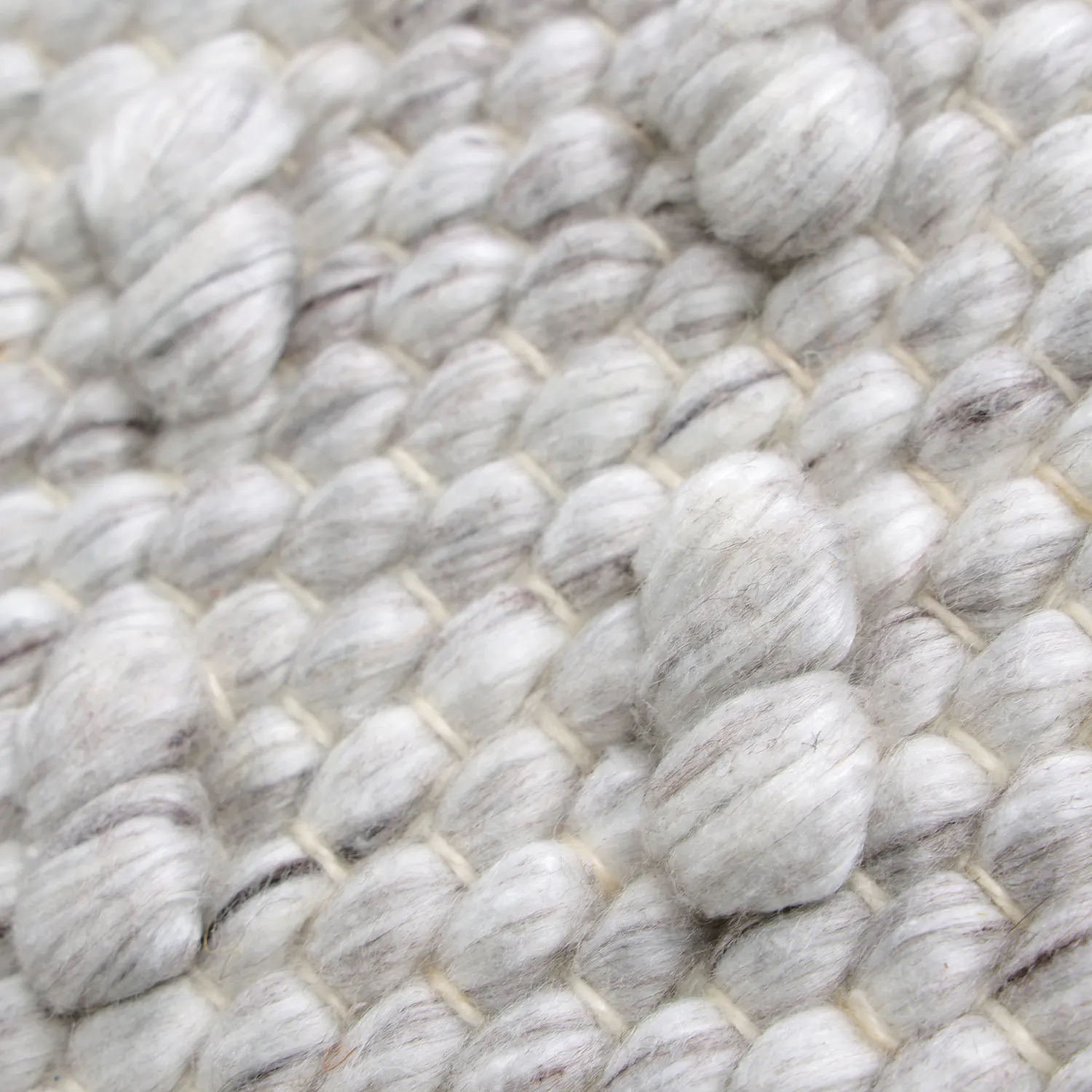Tæpper til indendørs/udendørs brug - Todi Wool Look (grå/beige)