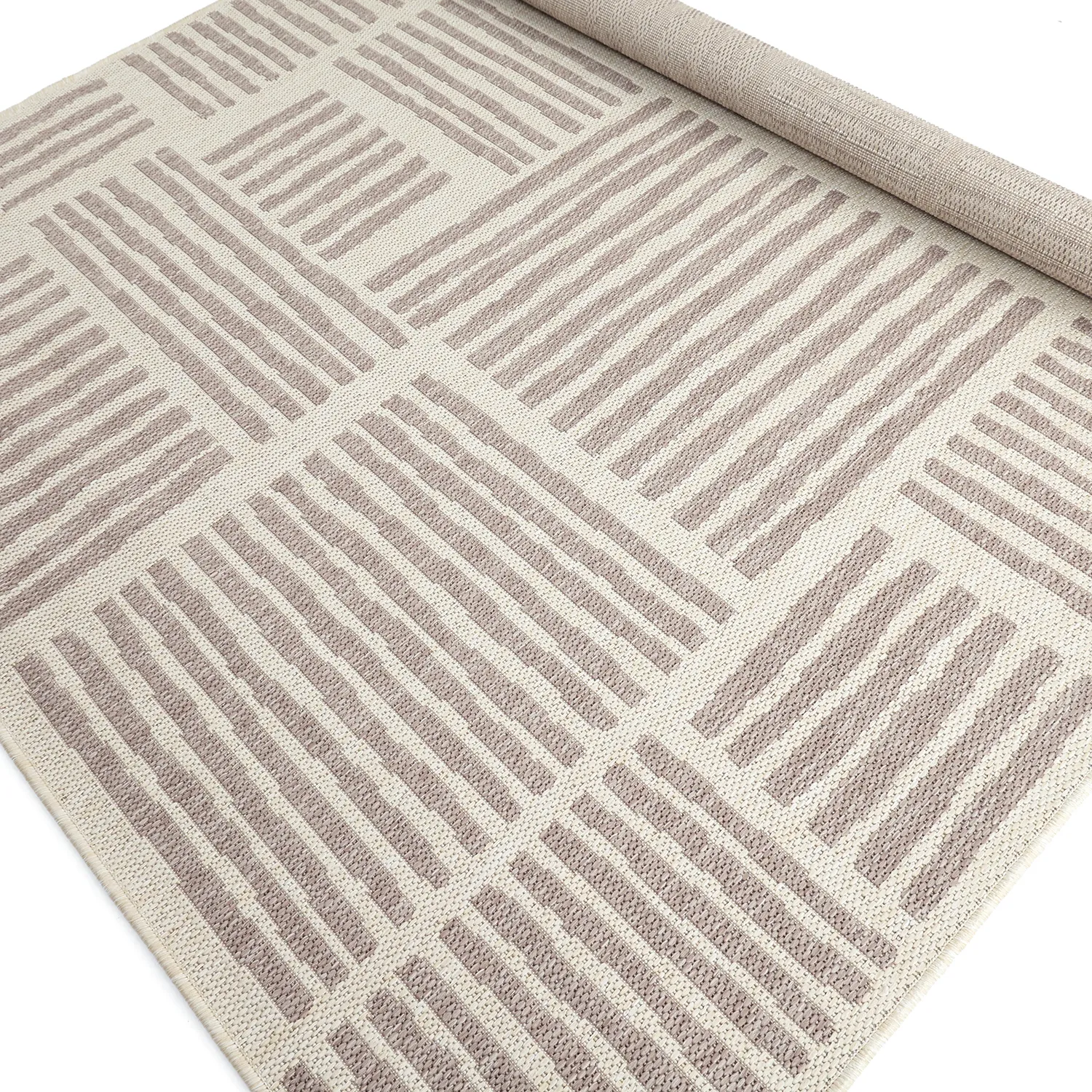 Tæpper til indendørs/udendørs brug - Cordoba (taupe)