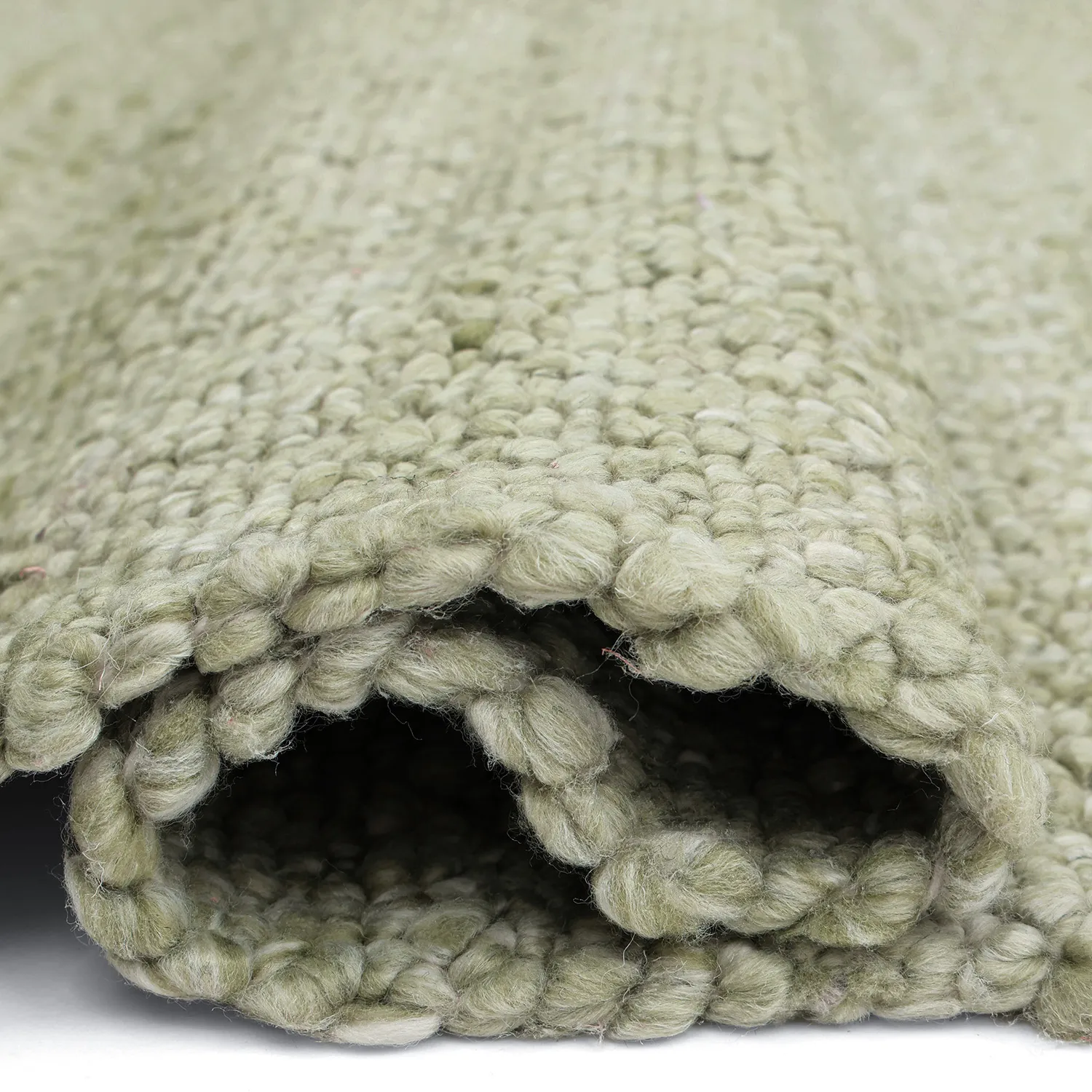 Tæpper til indendørs/udendørs brug - Milford Wool Look (grøn)