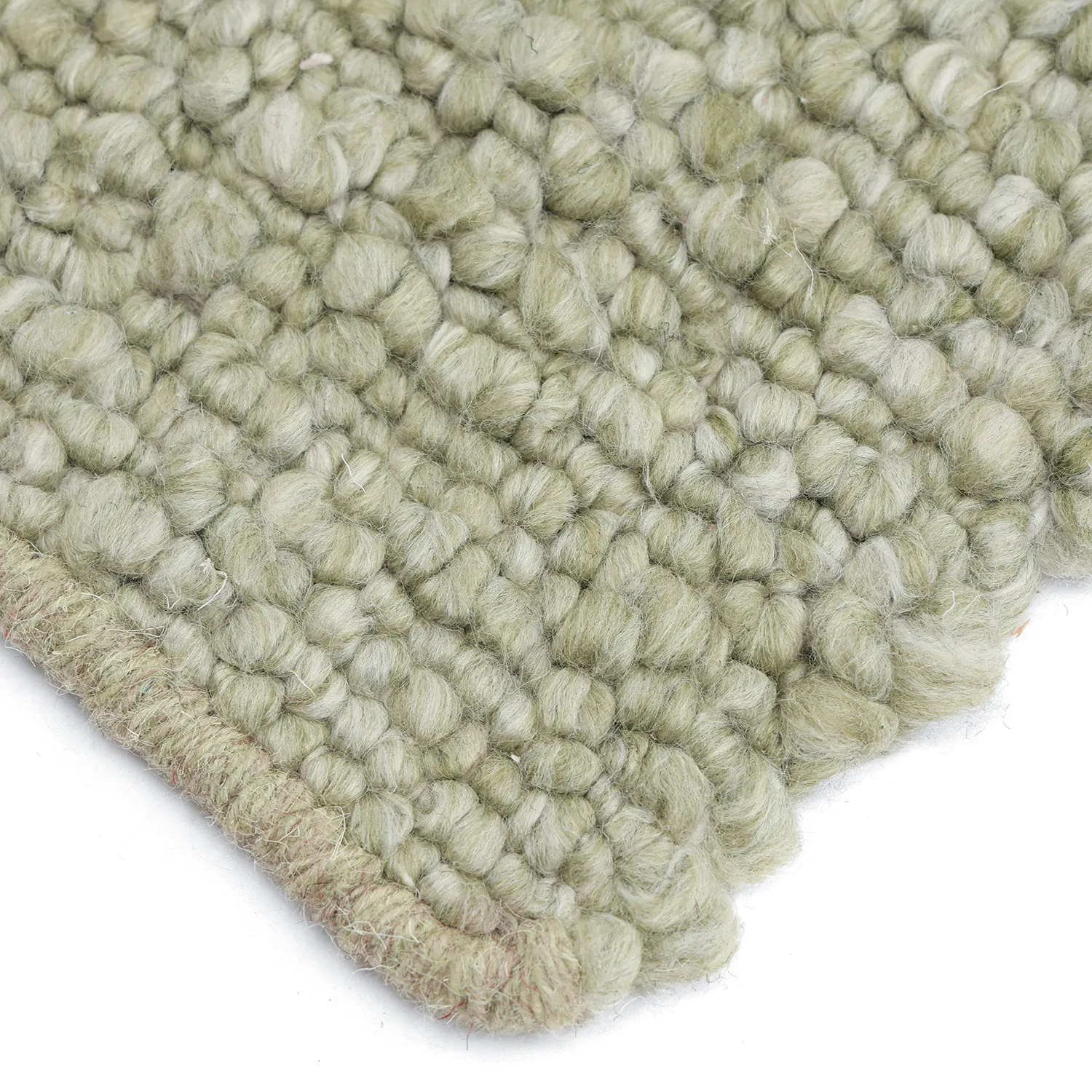 Tæpper til indendørs/udendørs brug - Milford Wool Look (grøn)
