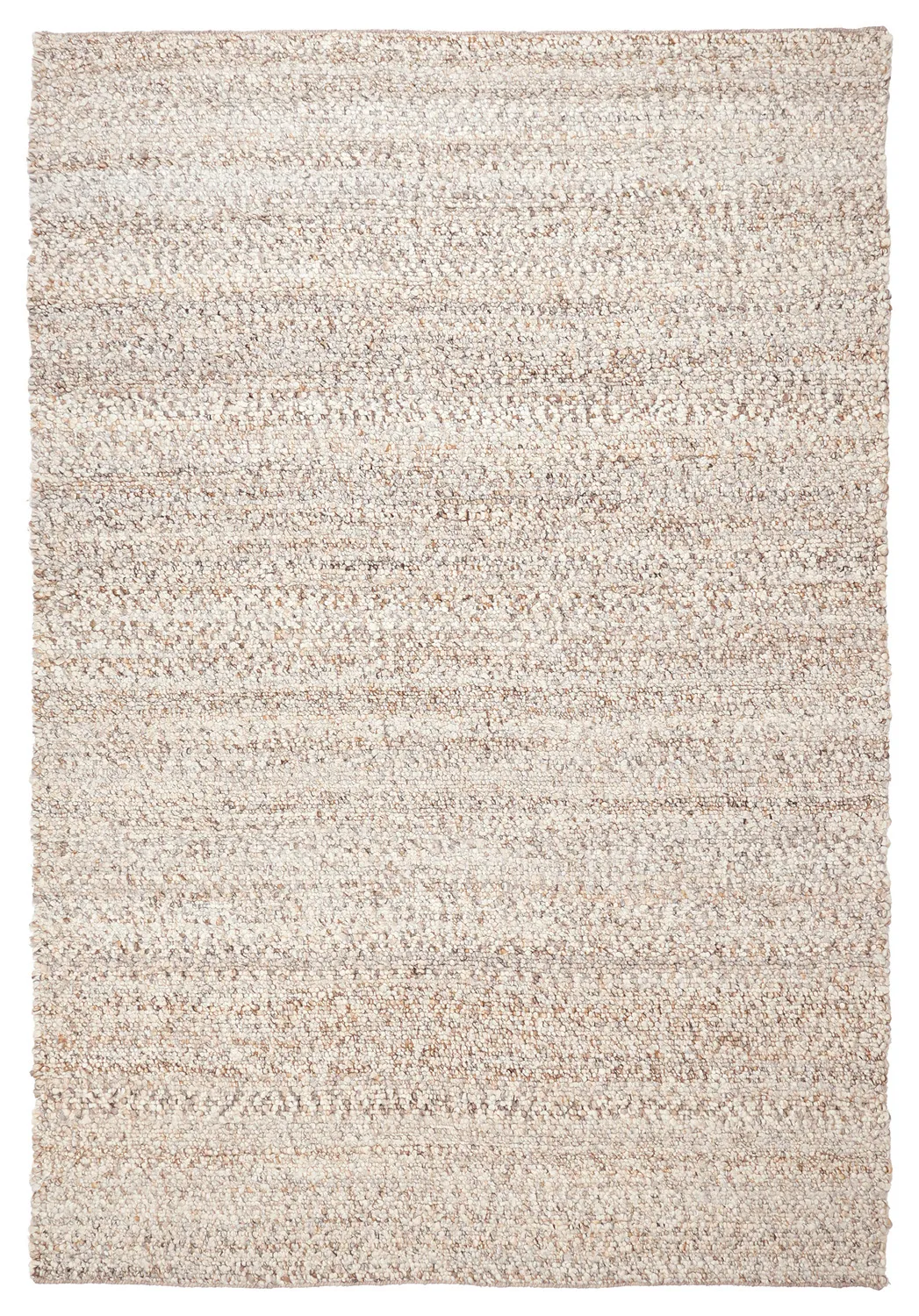 Tæpper til indendørs/udendørs brug - Milford Wool Look (grå/beige)