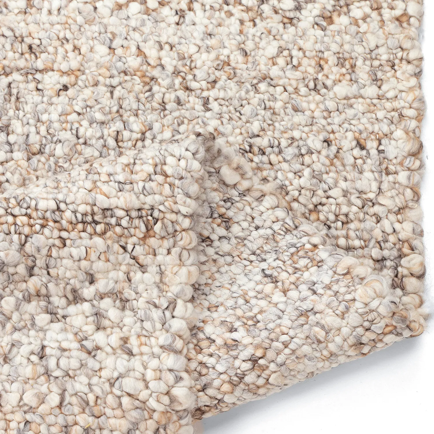 Tæpper til indendørs/udendørs brug - Milford Wool Look (grå/beige)