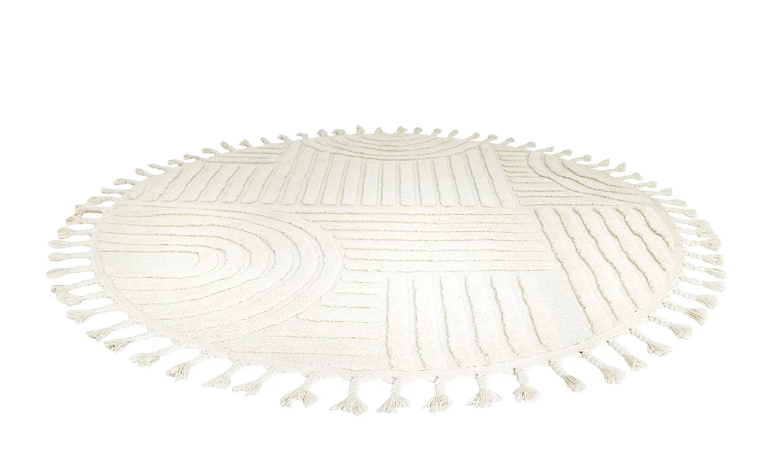 Runde tæpper - Campbell (offwhite)