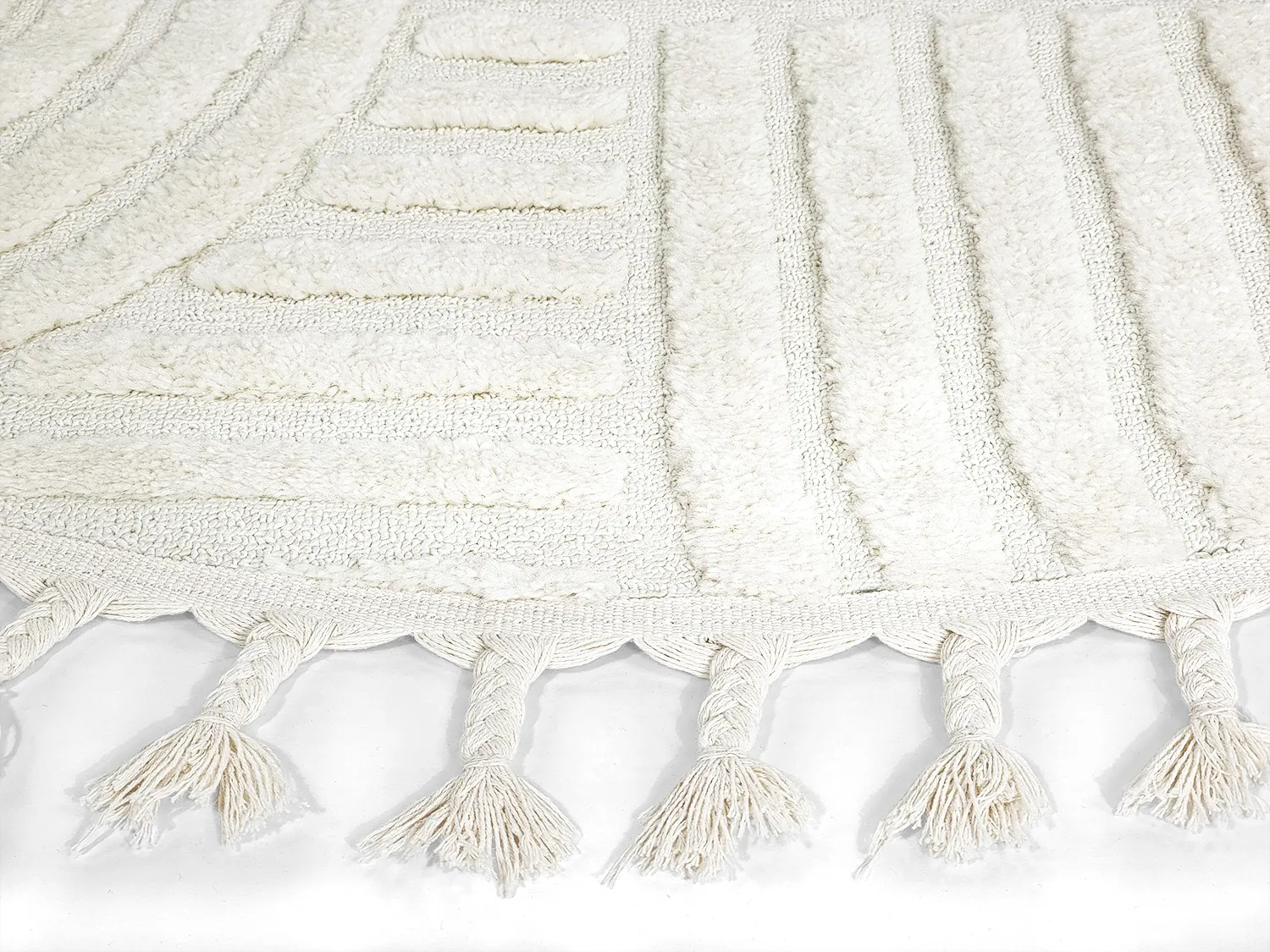 Runde tæpper - Campbell (offwhite)