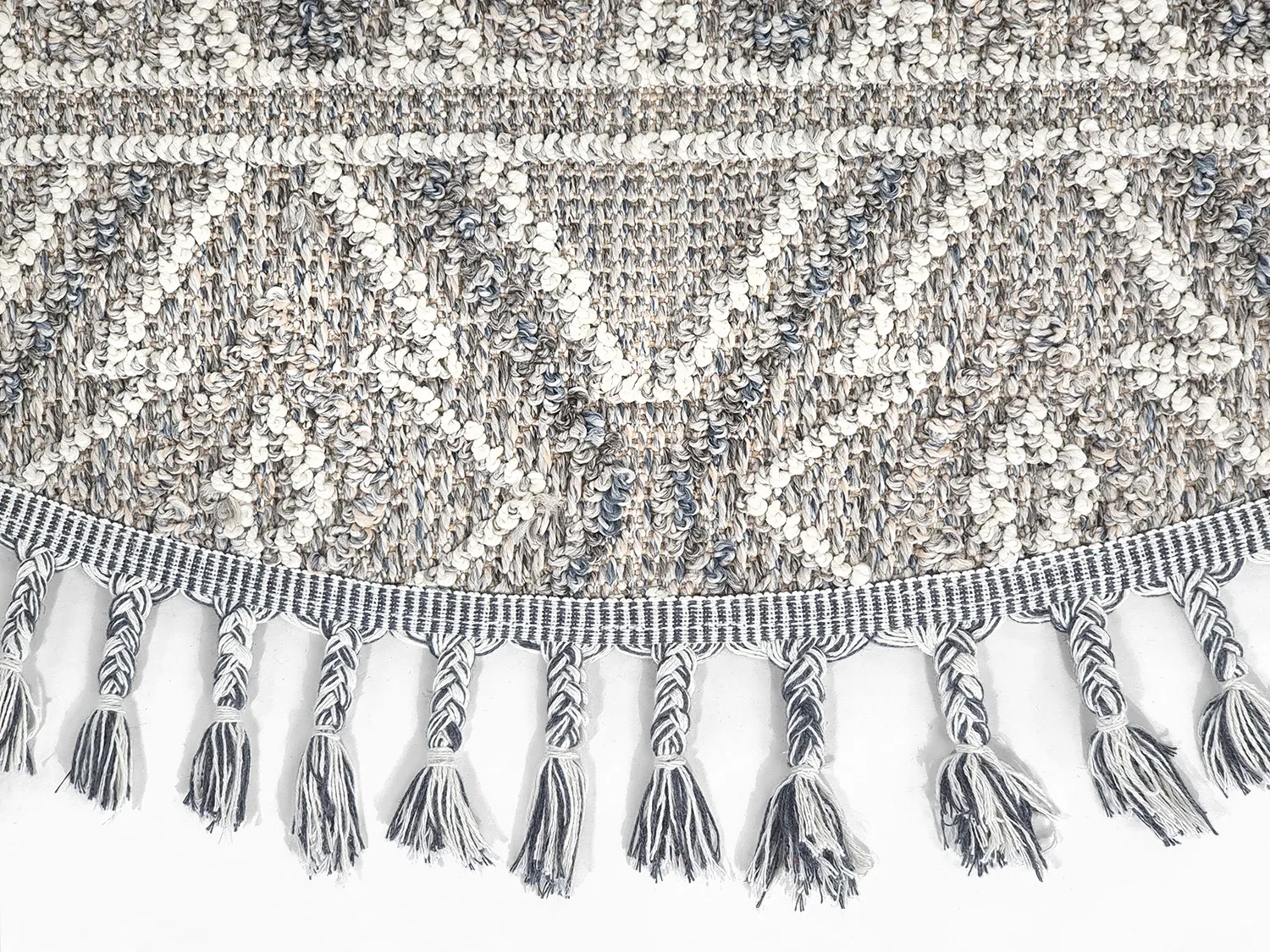 Runde tæpper - Indoor/Outdoor Holland (grå)