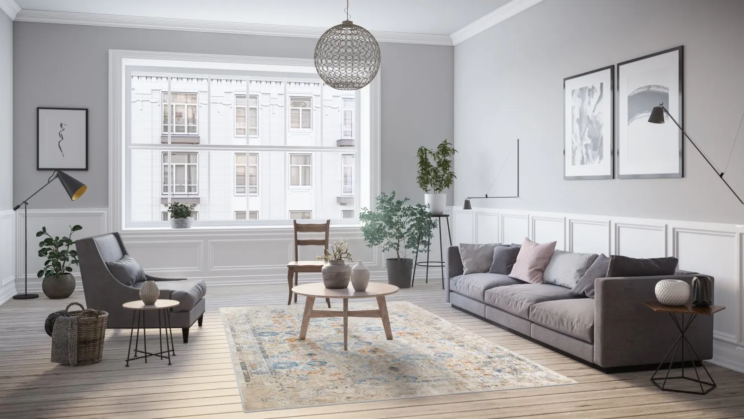 Wilton-tæppe - Autoire (beige)