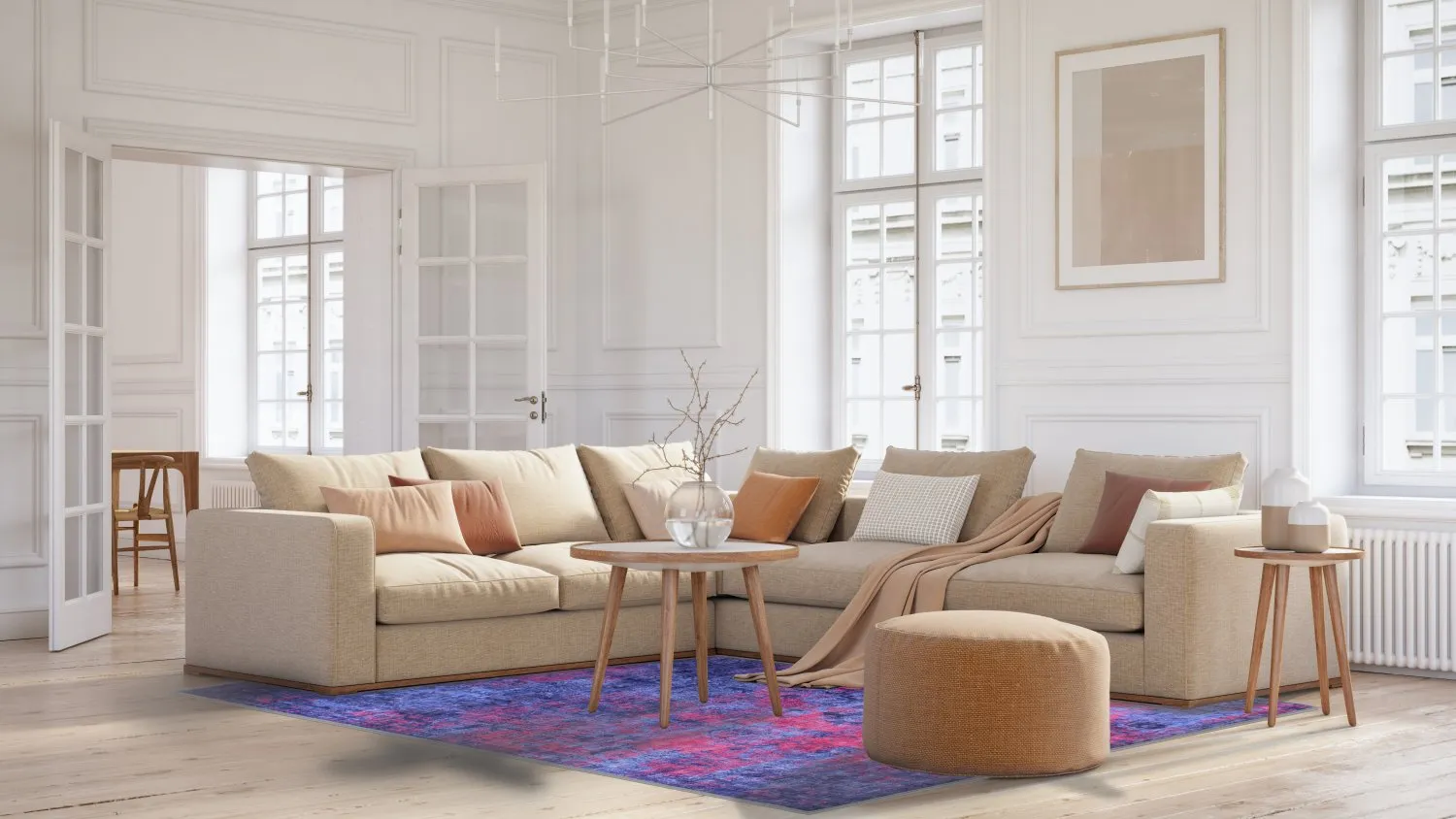 Wilton-tæppe - Violetta (lilla)