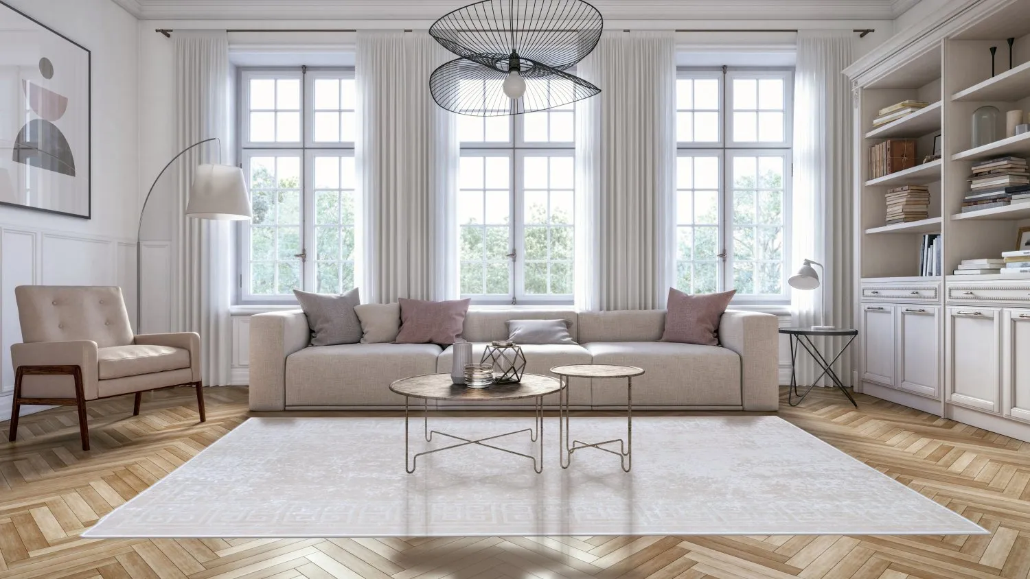 Wilton-tæppe - Kuba (beige)