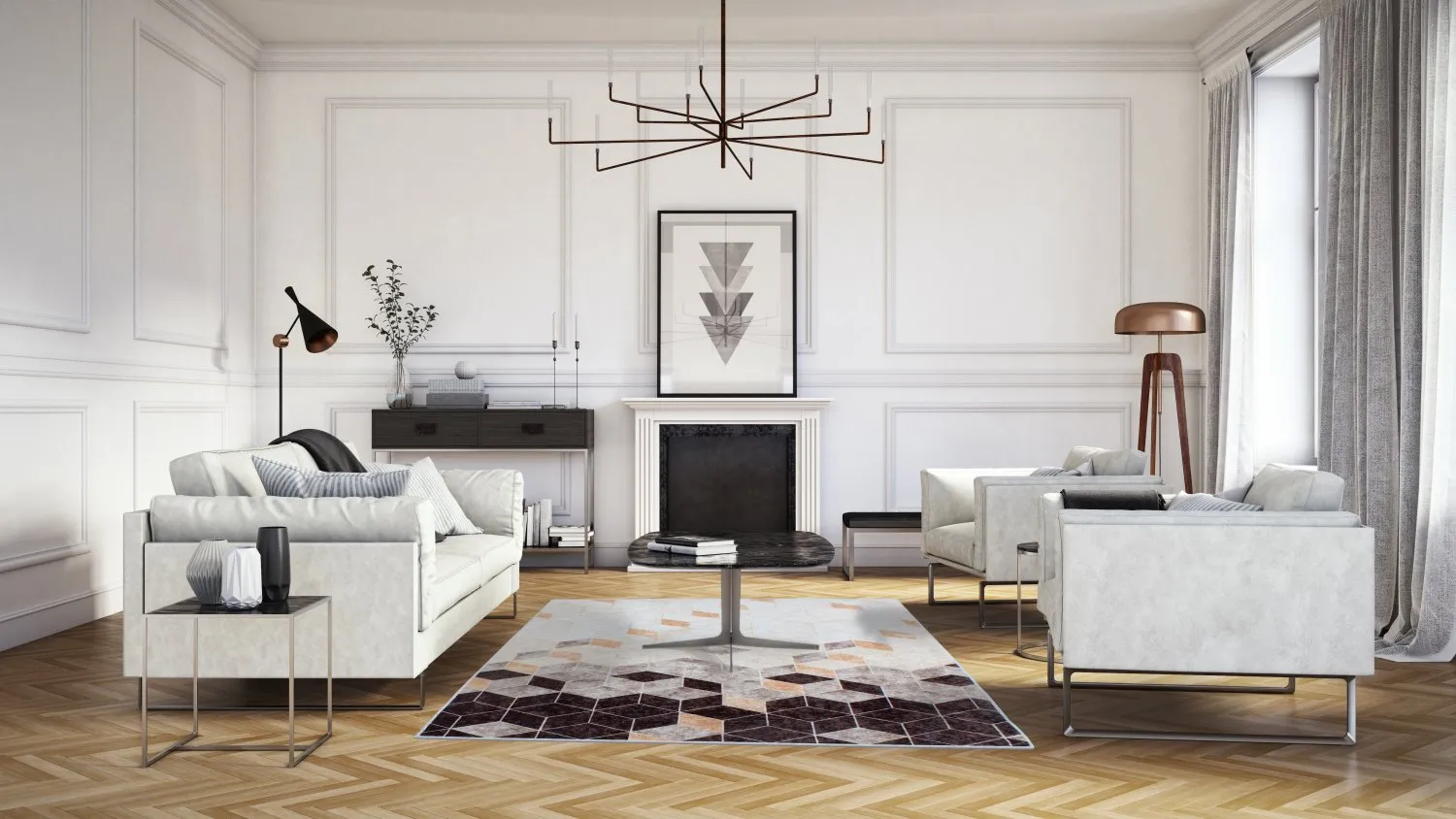 Wilton-tæppe - Brigooda (grå)