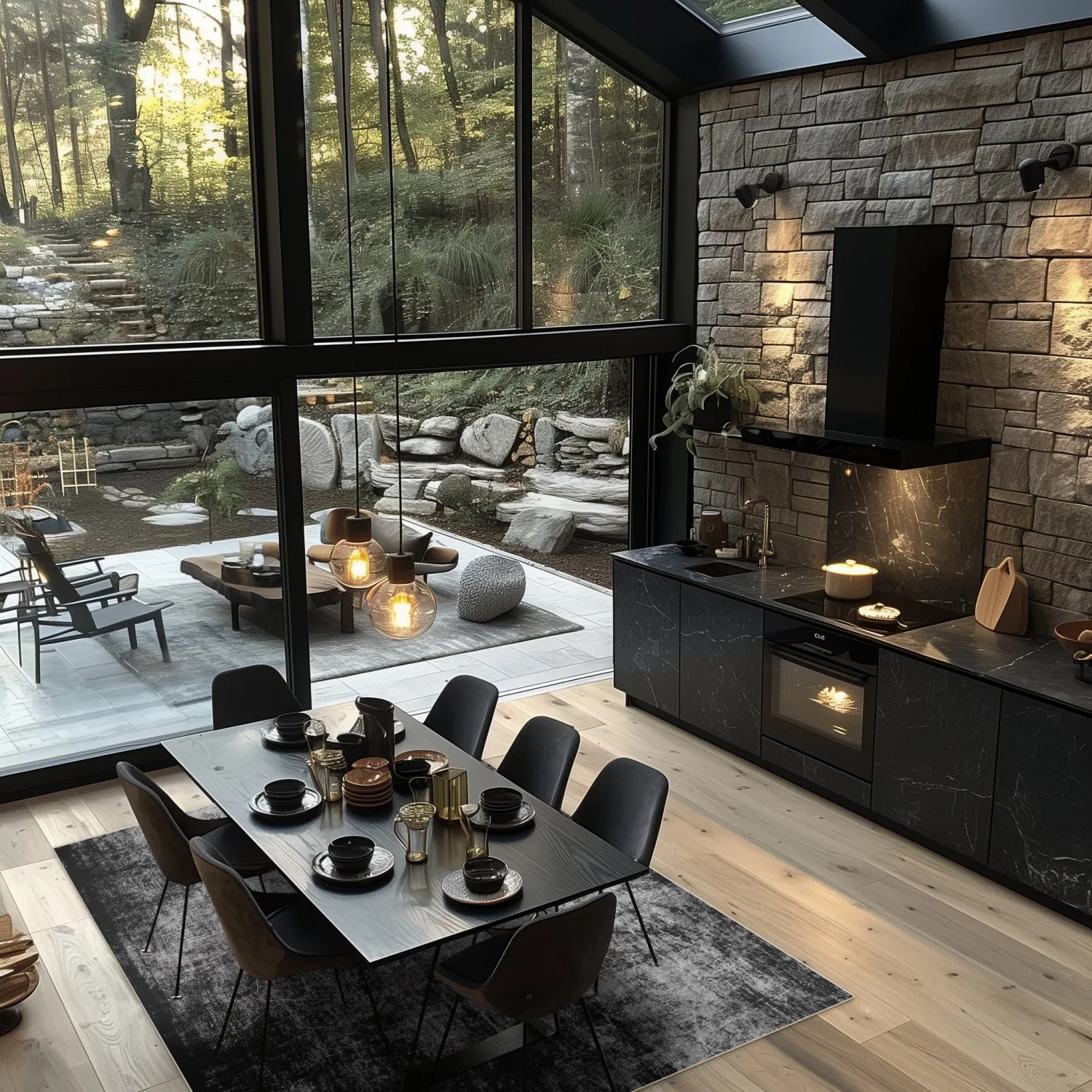 Wilton-tæppe - Lynton (sort)