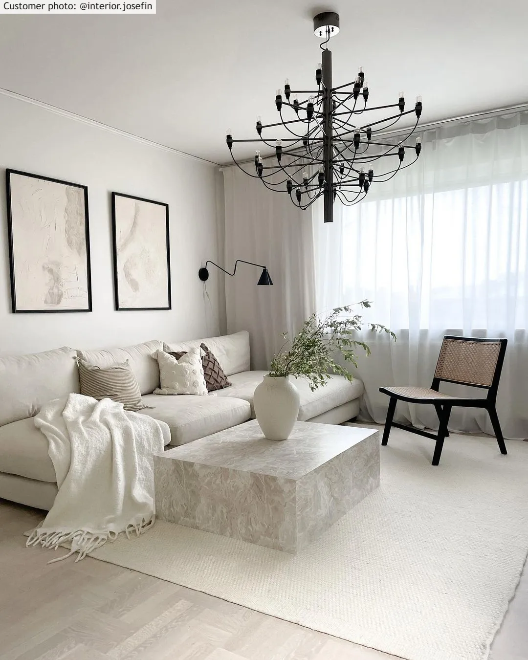 Uldtæppe - Coastal (creme)