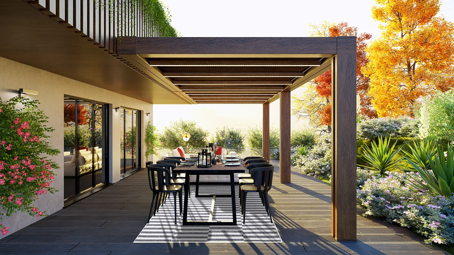 Tæpper til indendørs/udendørs brug - Otto (grå)