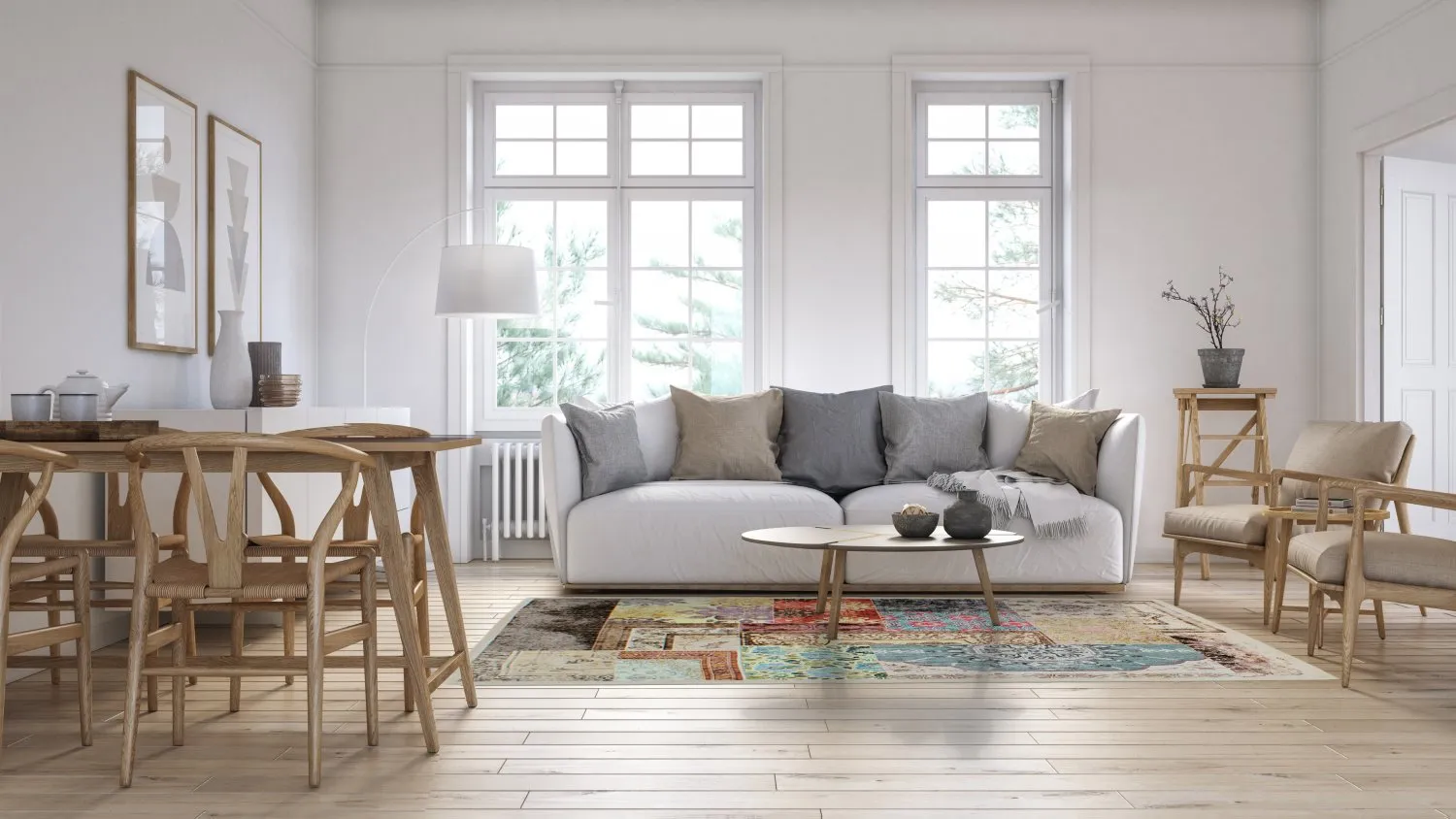 Wilton-tæppe - Linosa (multi)