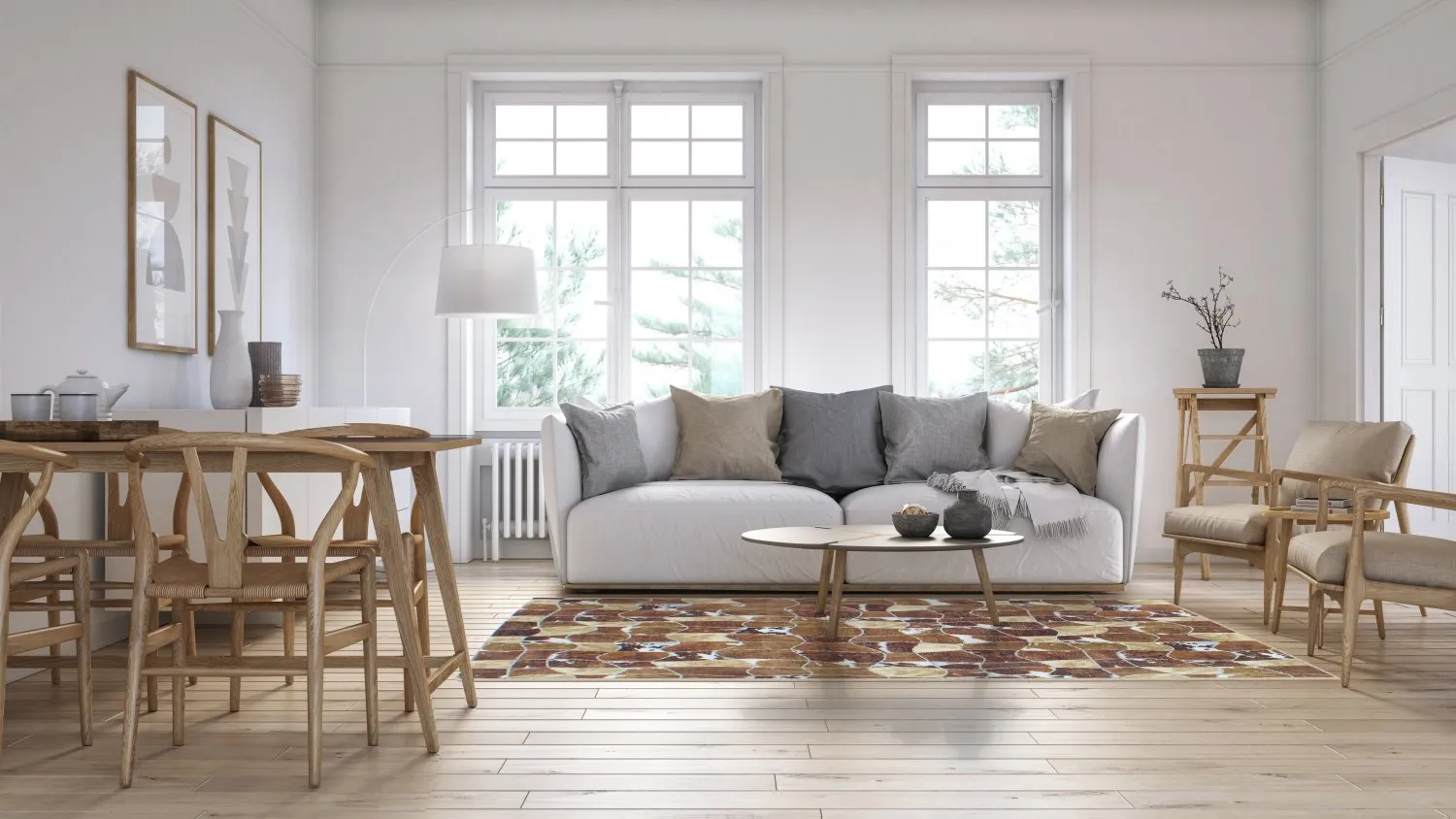 Wilton-tæppe - Nonza (brun)