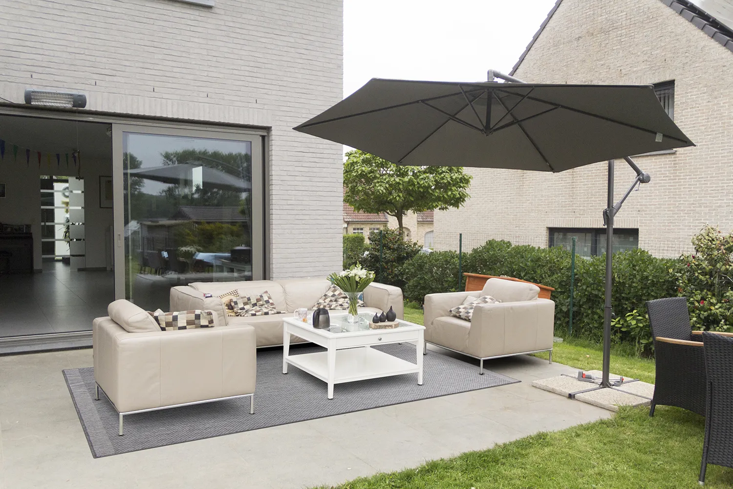 Tæpper til indendørs/udendørs brug - Bennett (grå)