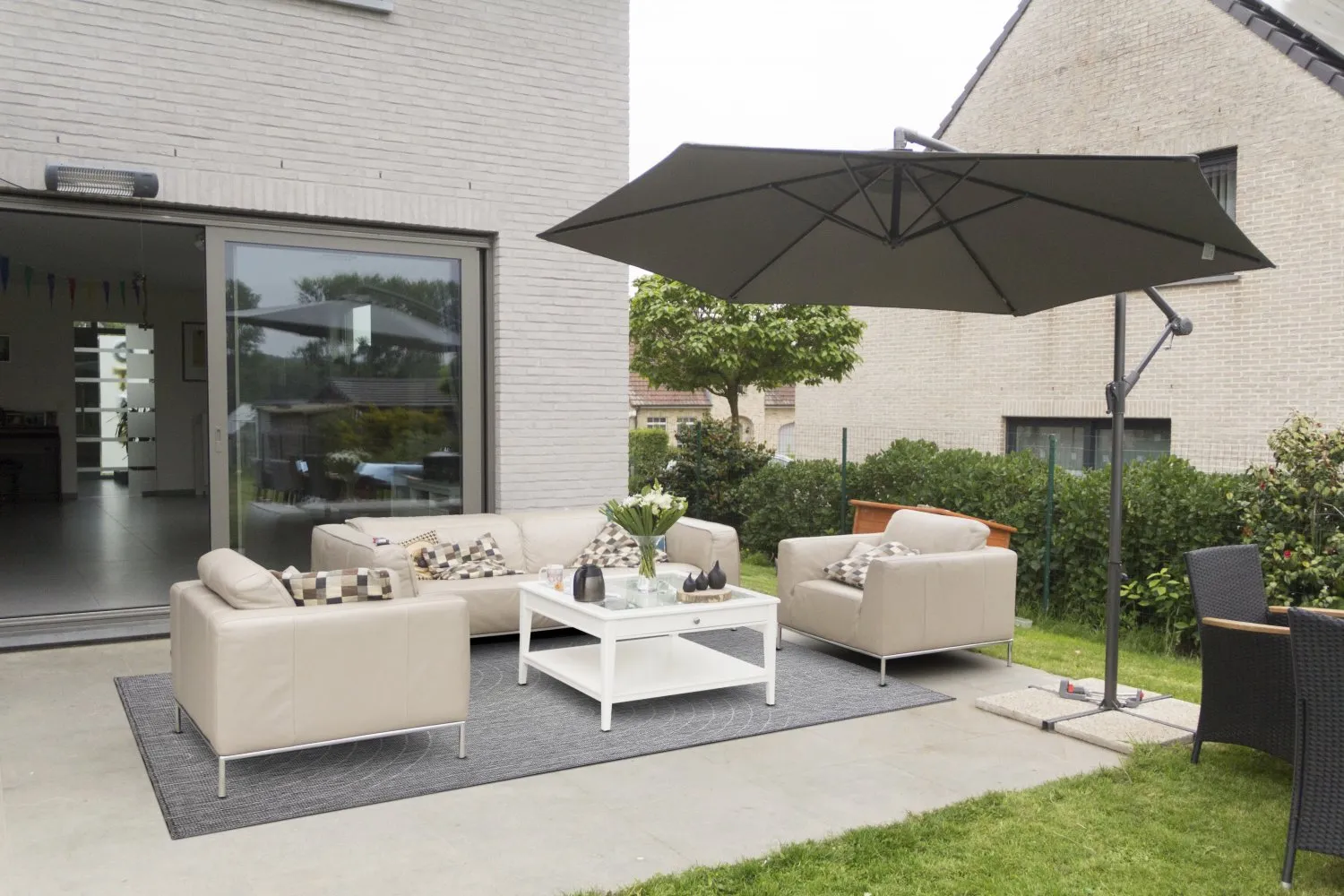 Tæpper til indendørs/udendørs brug - Hayden (grå)