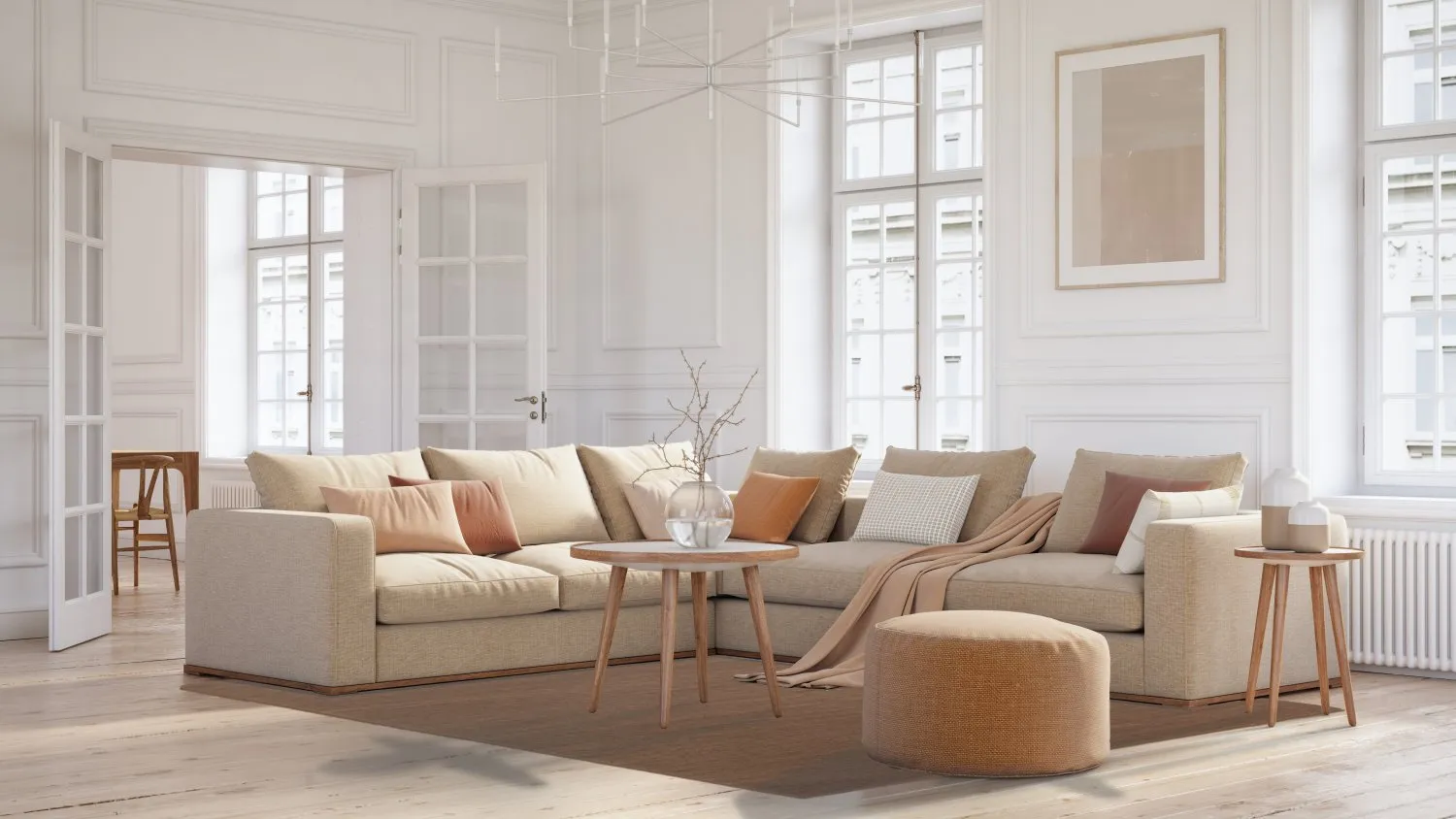 Uldtæppe - Hamilton (Deep Taupe)