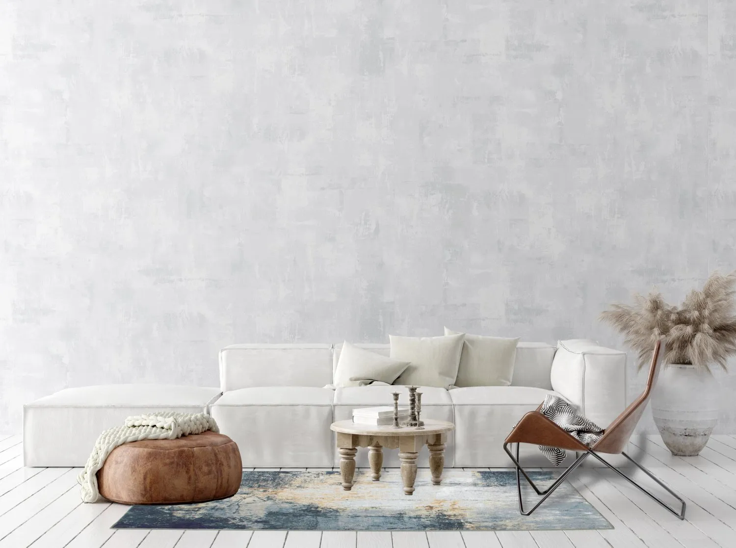 Wilton-tæppe - Melazzo (grå/multi)