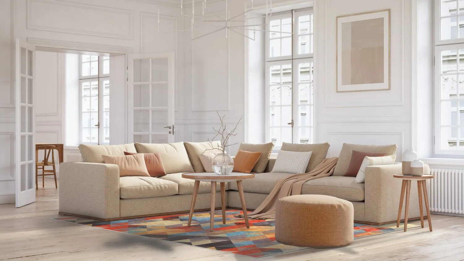 Wilton-tæppe - Aybuke (multi)