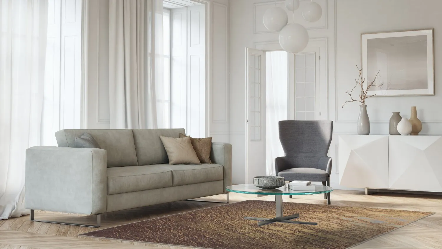 Wilton-tæppe - Junes (guld)