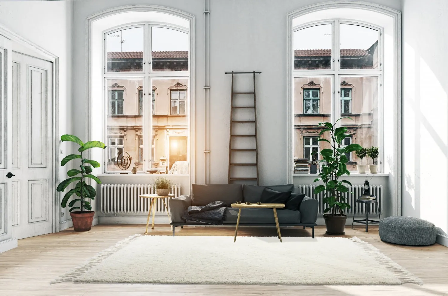 Uldtæppe - Averdon (offwhite)