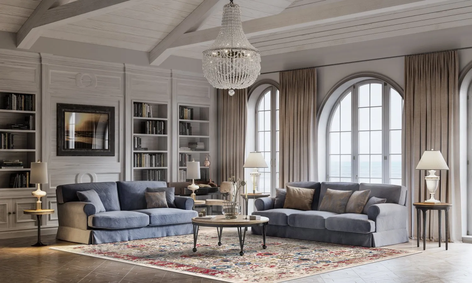 Wilton-tæppe - Toujane (multi)