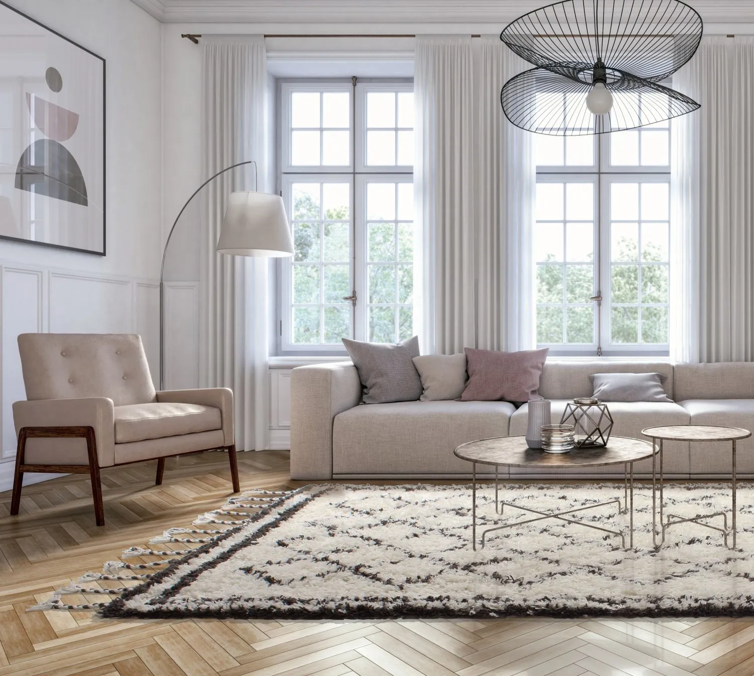 Uldtæppe - Avila Berber