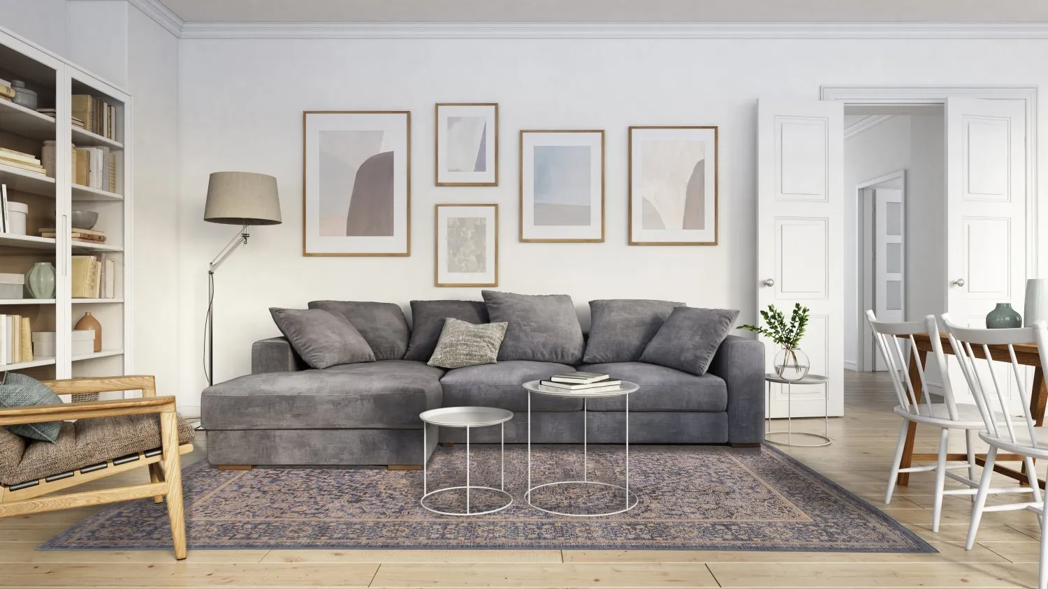 Wilton-tæppe - Vinadio (brun/guld)