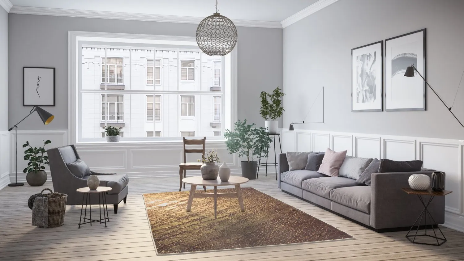 Wilton-tæppe - Junes (guld)