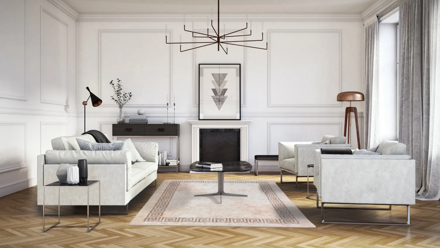 Wilton-tæppe - Zakynthos (beige)