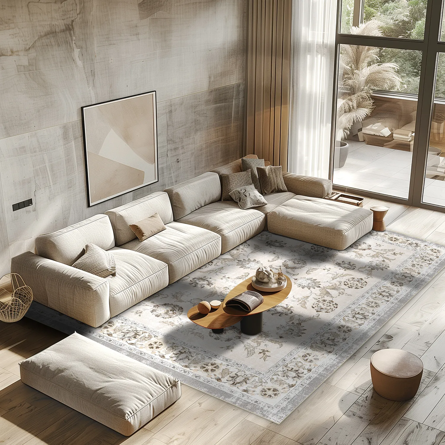 Wilton-tæppe - Adeleine (beige)