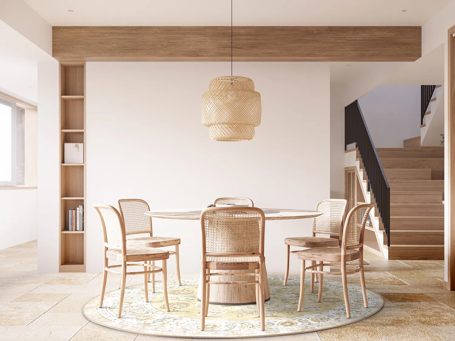 Runde tæpper - Adeleine (ochra)