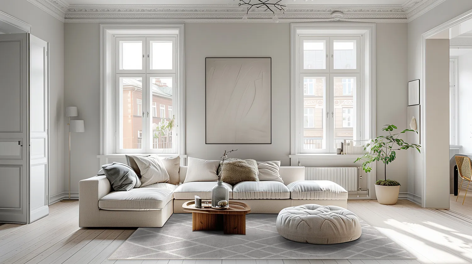 Wilton-tæppe - Anamur (grå)