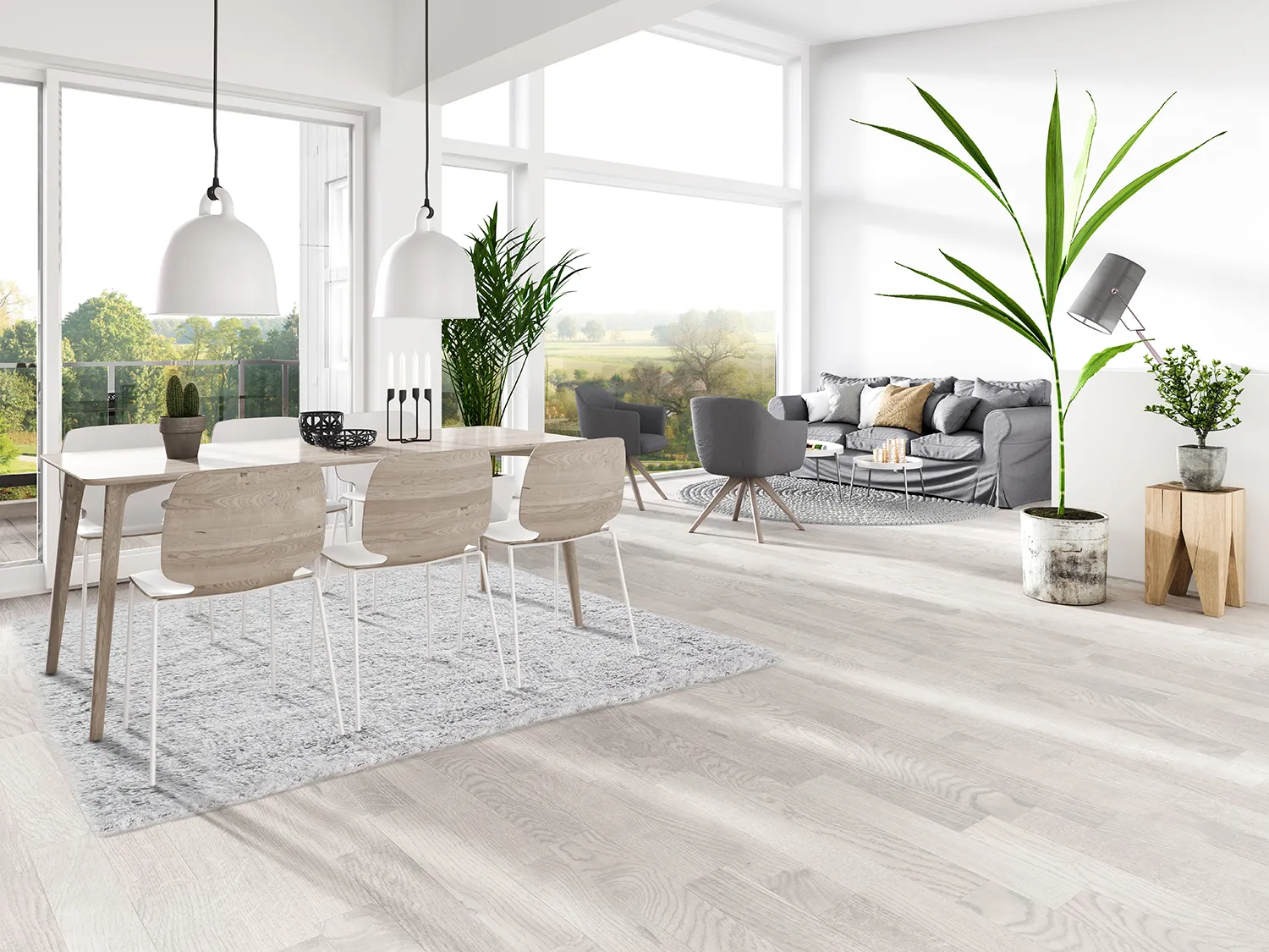 Ryatæpper - Antuco (lysegrå)