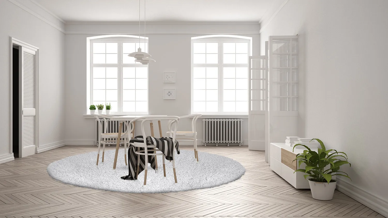 Runde tæpper - Antuco (lysegrå)