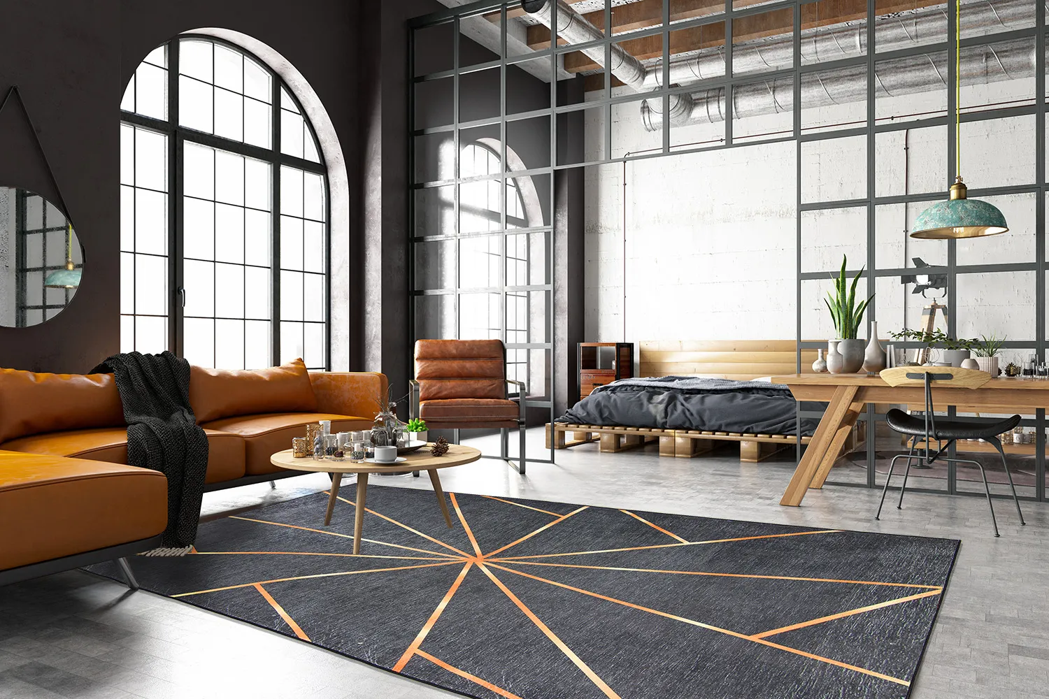 Wilton-tæppe - Bellizzi (antracit)