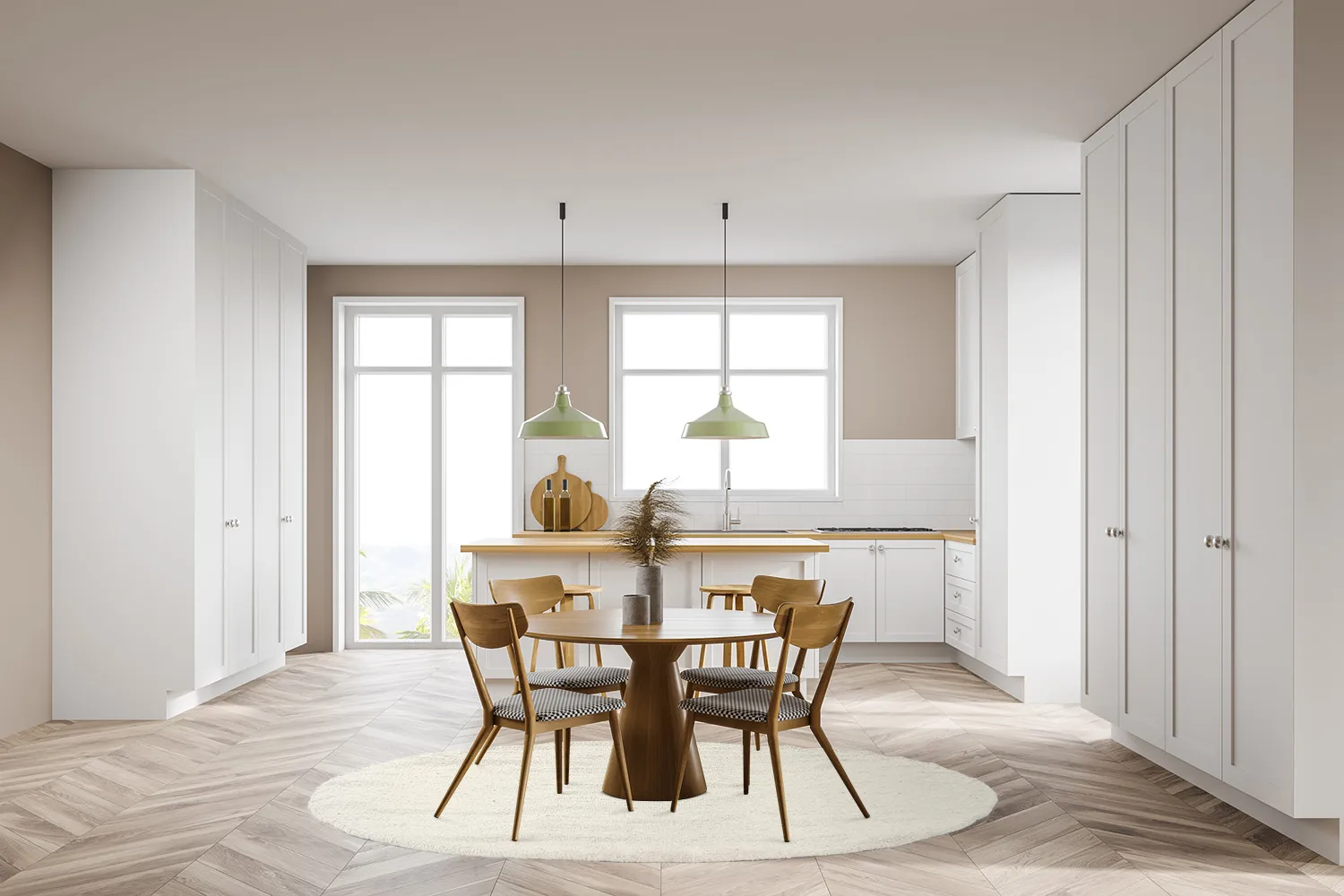 Runde tæpper - Bibury (cream)