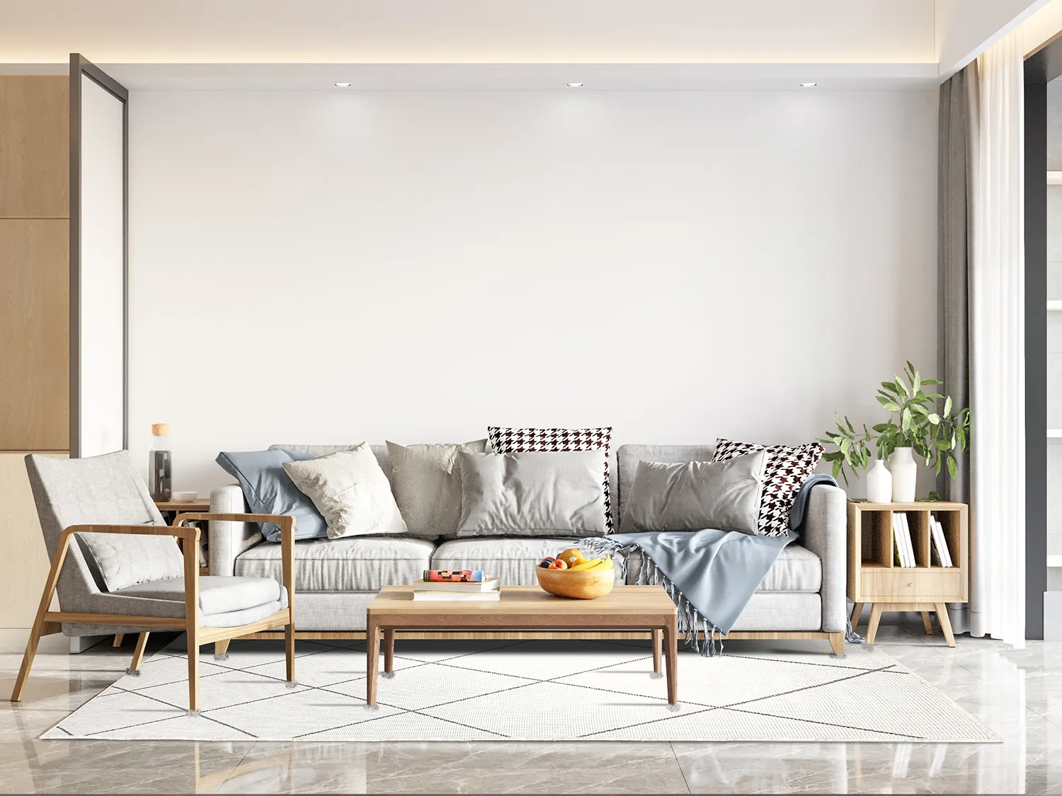 Tæpper til indendørs/udendørs brug - Bodhi (beige)