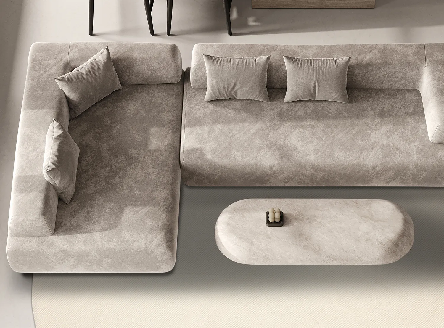 Bomuldstæppe - Billie (hvid)