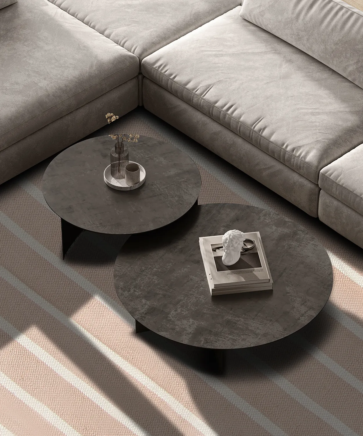 Bomuldstæppe - Helle (lyserød)