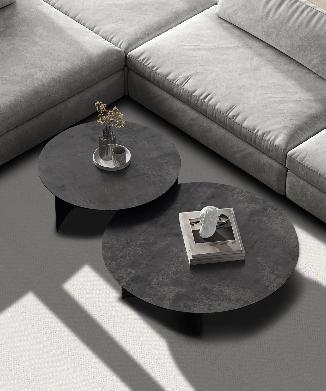 Bomuldstæppe - Lilje (lys beige)