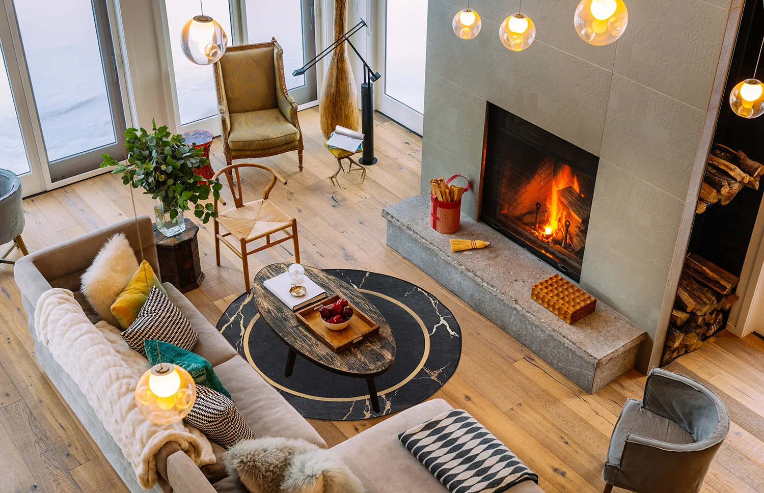 Wilton-tæppe - Cerasia (antracit)