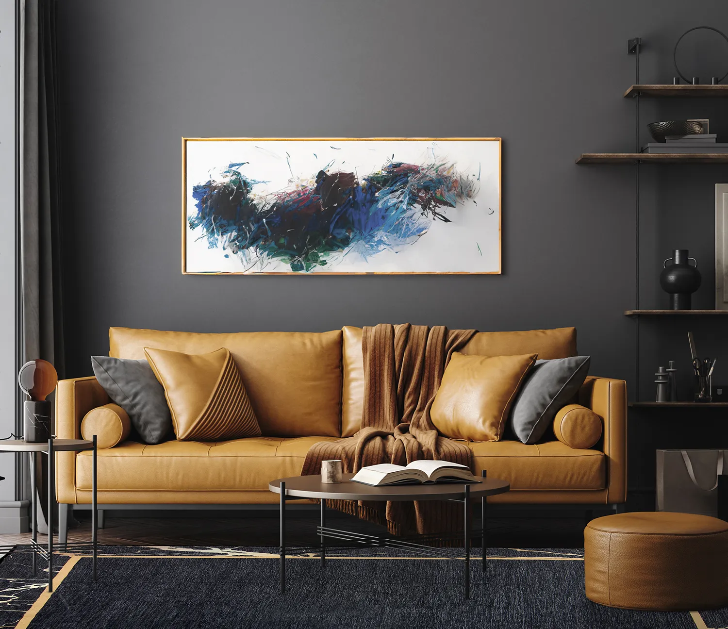 Wilton-tæppe - Cerasia (antracit)