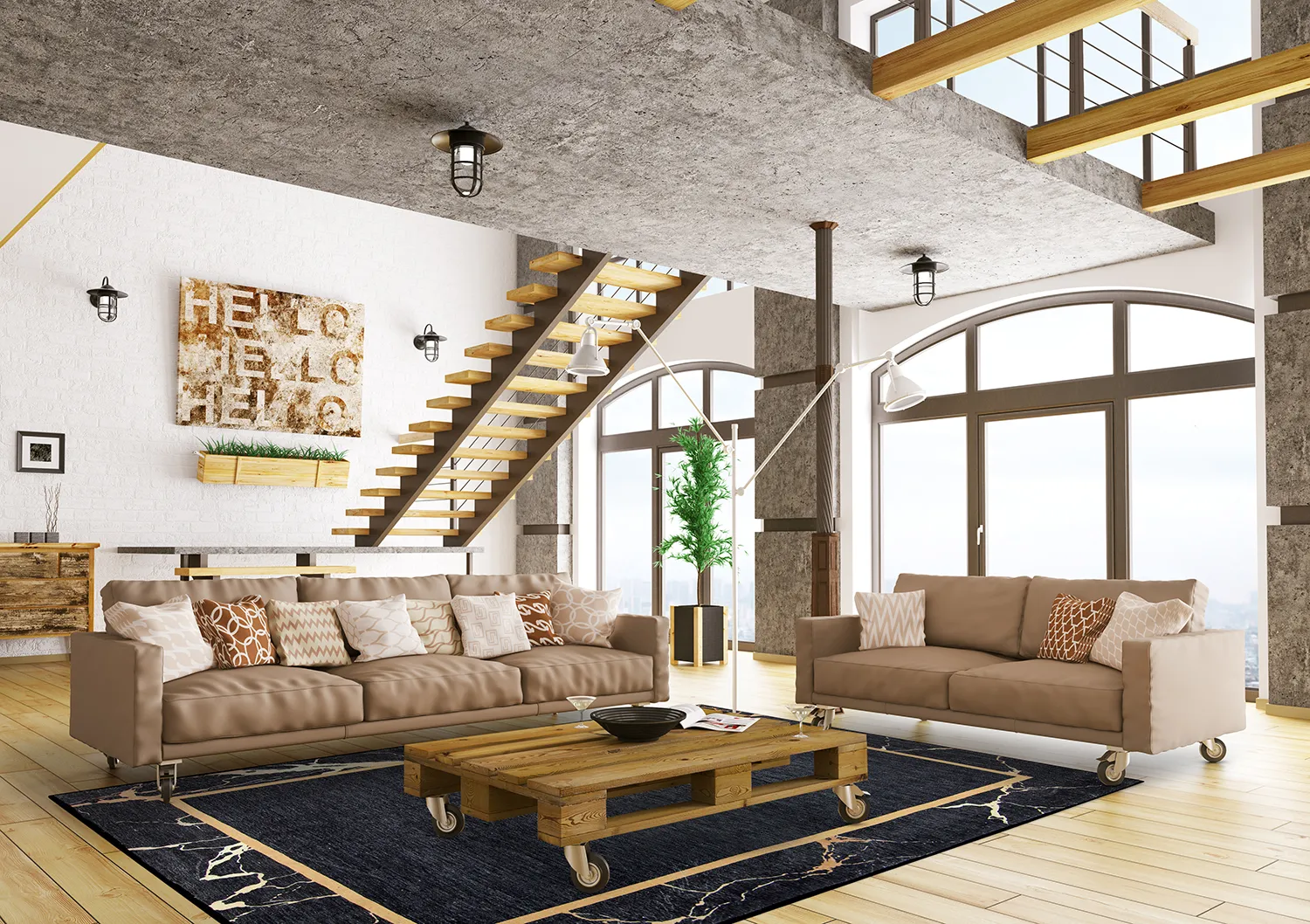 Wilton-tæppe - Cerasia (antracit)