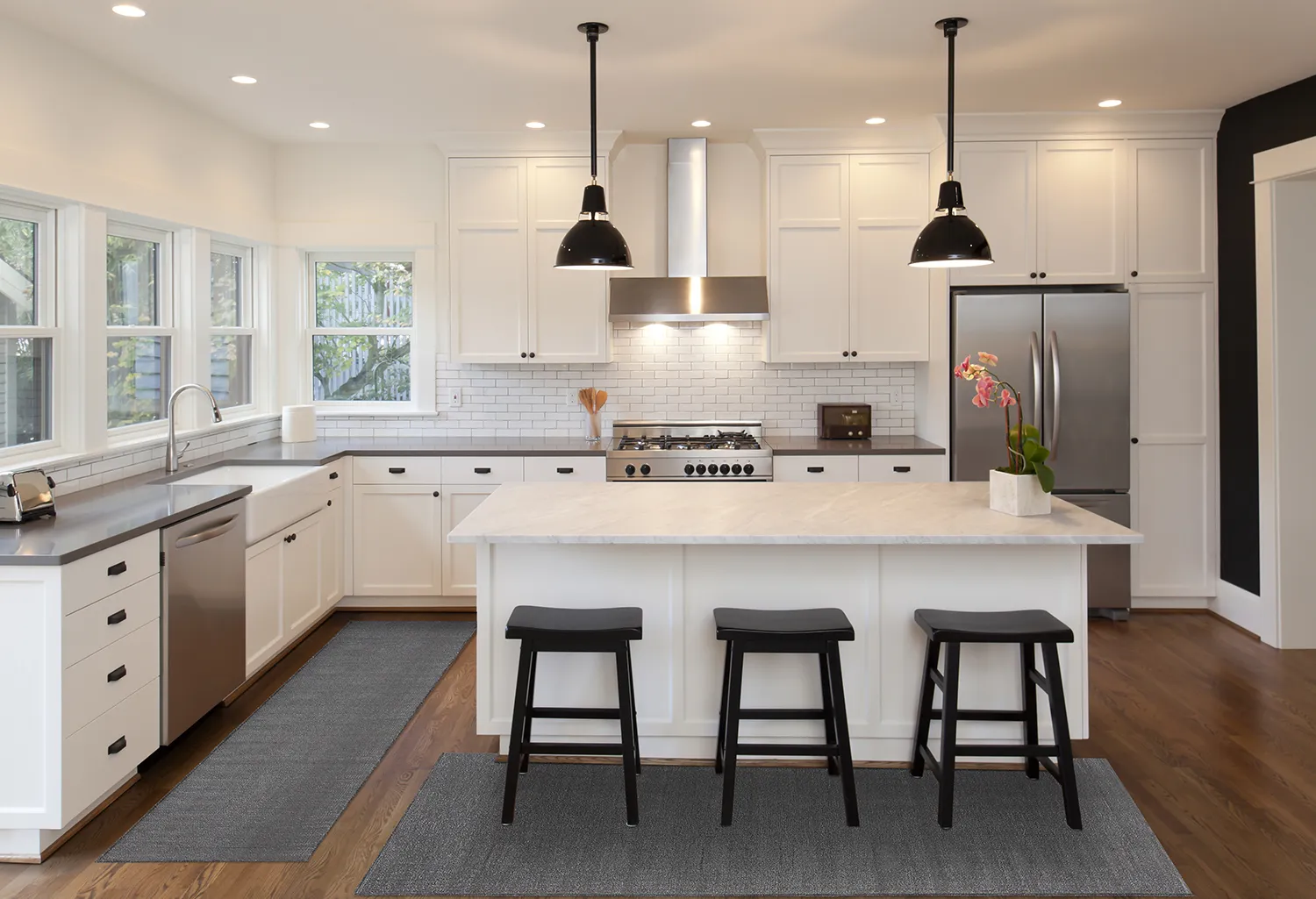 Plasttæpper - Chelsea (sort)