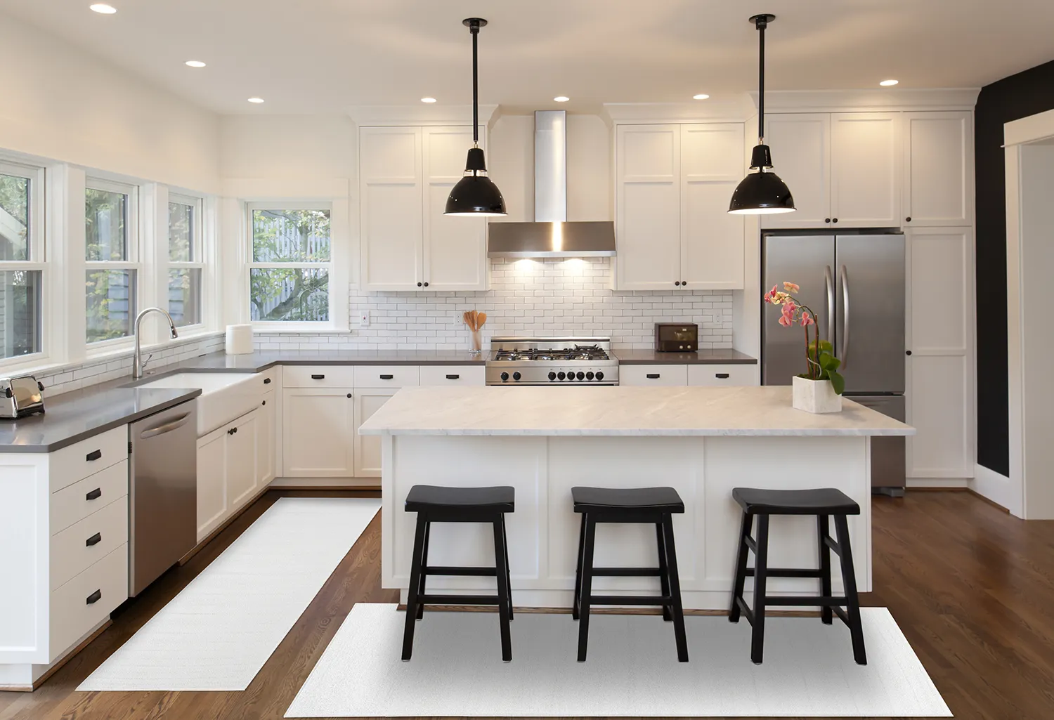 Plasttæpper - Chelsea (hvid)