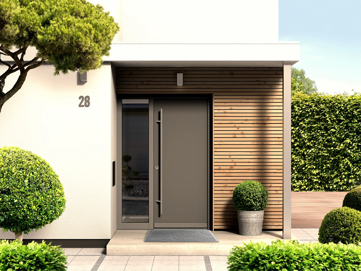 Dørmåtte - Paige (grå)