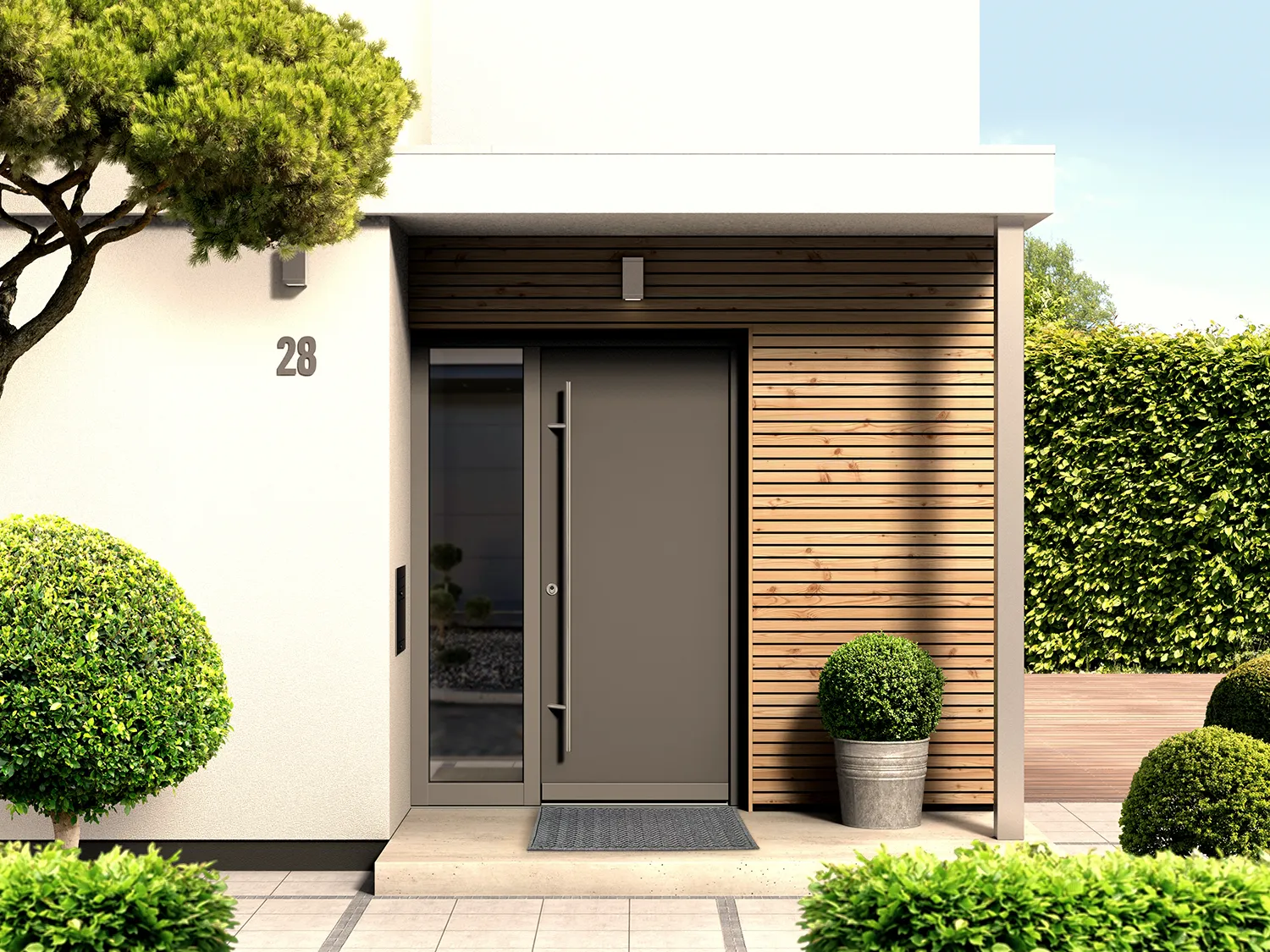 Dørmåtte - Stevie (grå)