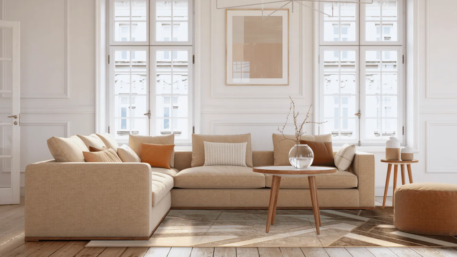 Wilton-tæppe - Amasra (beige)